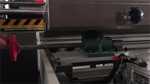 Manual Adjustment of Lead Edge Feeder Back Gauge