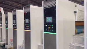 Fixed Type 5-Color Flexo Printer Slotter Rotary Die-Cutter Line at Saudi Arabia Customer’s Site