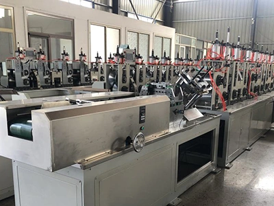 Cardboard Corner Protector Machine